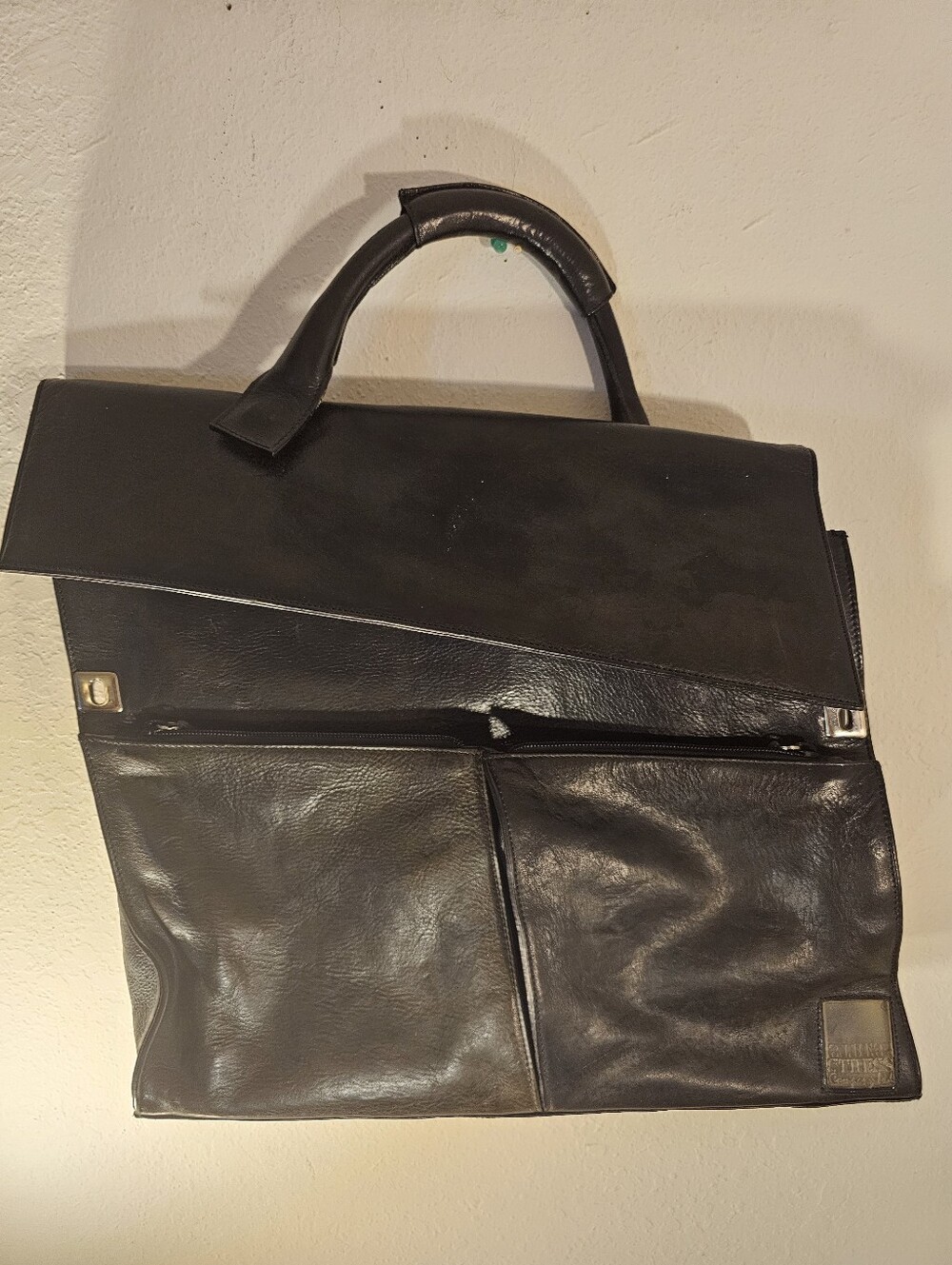 Stress Company Ltd. Italian Leather Business Bag
